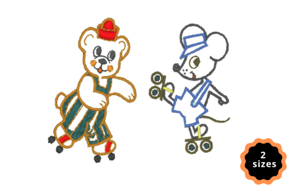 Bear and Mouse Playing