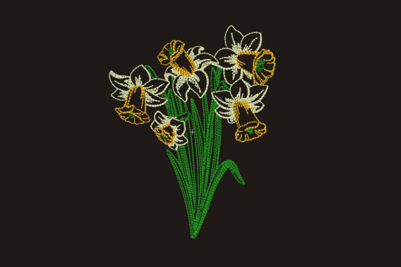 Daffodil: A Spring Embroidery Design Worth Styling
