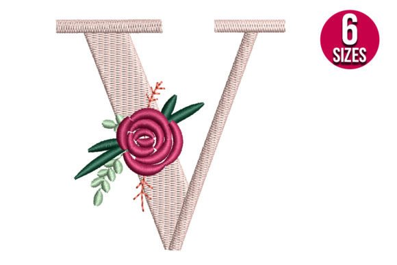 Floral Alphabet V Letter: A Designer’s Review for Small Business Merch