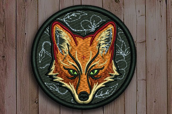 Fox Head: A Charming Wild Animal Embroidery Design for Meaningful Gifts