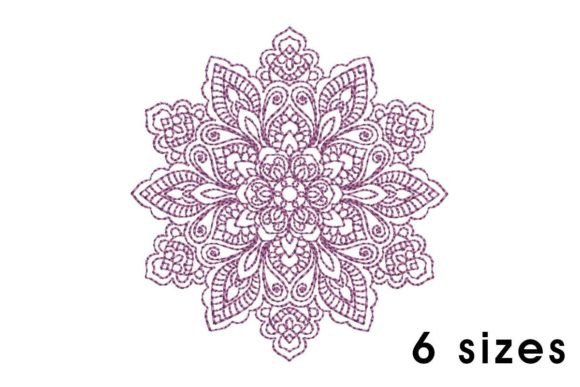 Mandala Pattern Embroidery Design